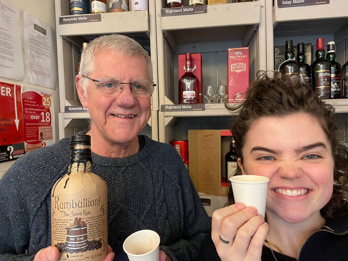 Cheeky little beer o'clock rum tasting! The fabulous Rumbullion folks have only gone and slapped a bucketful of Sloe in it especially for the festive season. It's unctuous And it's on our tasting table. Stop by and try it.