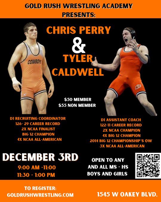 Coming to <a href="/Goldrushwrestle/">Gold Rush Wrestling</a> on Sunday December 3rd