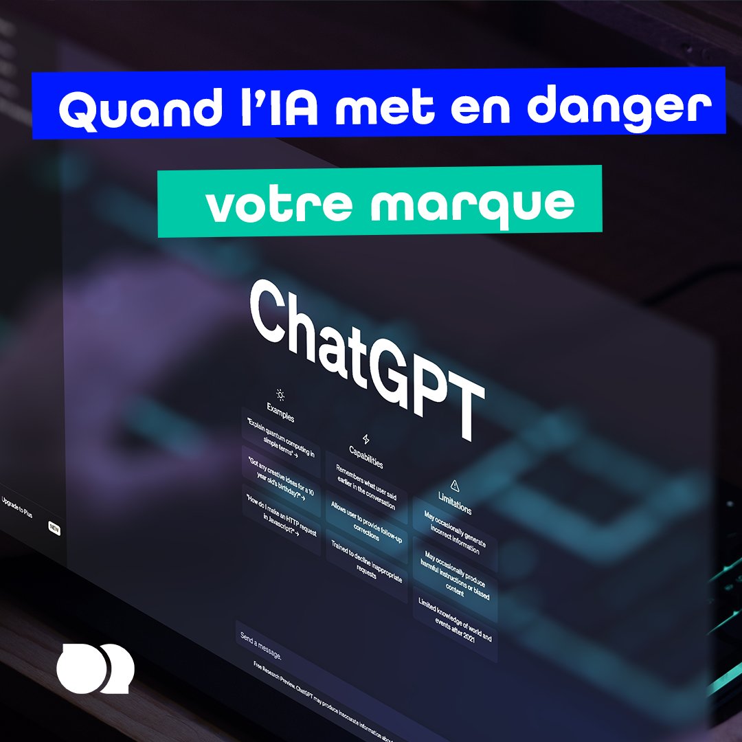 AgenceAvanci's tweet image. 🚨 Attention les outils d&apos;IA tels que Chat GPT et Midjourney ne protègent pas votre marque et vos données !  

Nos conseils : 
&amp;gt; Sécurisez votre hébergement ! 
&amp;gt; Entraînez-vous sur un réseau sécurisé / local 
&amp;gt; Protégez vos données