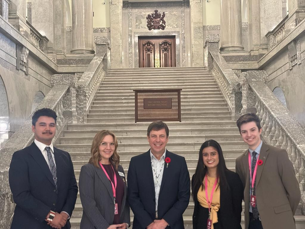 CAUS student leaders are on Day 3 of our advocacy week! We've really appreciated the opportunity to engage with elected officials - this year, key focus areas include affordability, mental health, supporting Indigenous students, and SGBV reduction #ableg #abpoli
