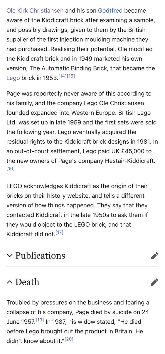 jonsanders32's tweet image. That last @RickandMorty episode had nothing to do with the life and times of the founder of Lego. But Lego did steal their idea from Kiddicraft whose founder did, in fact, commit suicide 🤷🏾‍♂️ This show is deep, man. 🍝