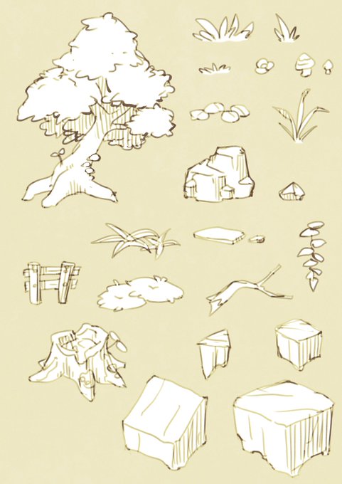 「tree stump」 illustration images(Latest｜RT&Fav:50)