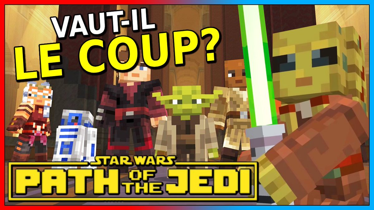 SWBFNewsFR's tweet photo. Le nouveau DLC Star Wars sur #Minecraft vaut-il le coup?
Voici mon review et mes avis sur #PathOfTheJedi dans ma dernière vidéo..
Par ici:
👉 https://t.co/03UQl8sD7A https://t.co/MZ2VIfCjNB