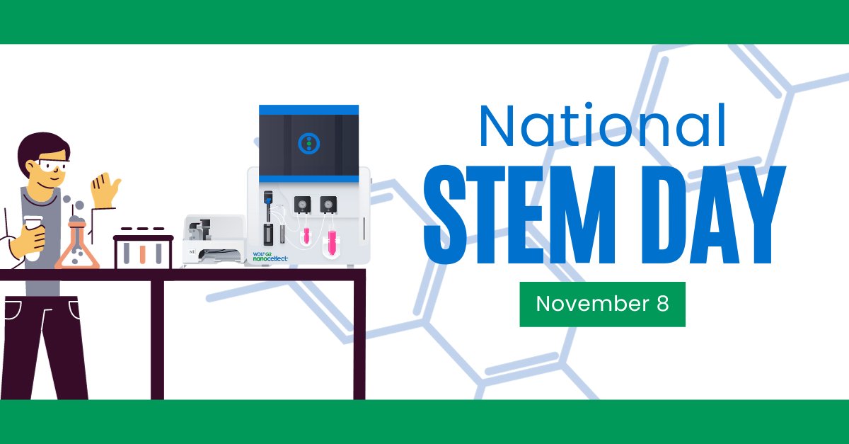 🔬 Happy National STEM Day! 🌟
At NanoCellect, we celebrate and support the pursuit of knowledge in science, technology, engineering, and mathematics. STEM fuels innovation, and we're proud to be part of this journey. 🧪

#NationalSTEMDay  #NanoCellect