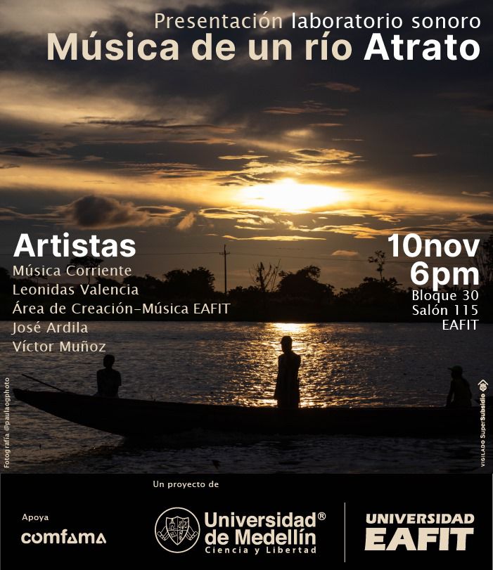 joseaardila's tweet photo. Desde principio de año, estoy conspirando con un montón de gente talentosa sobre el río Atrato. Este viernes vamos a mostrar uno de los productos: una especie de historia con música o de concierto con textos o lo que resulte. Invitados. https://t.co/yWUUm7h6mw