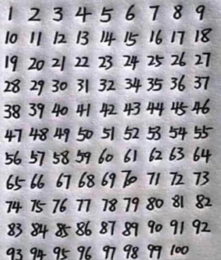 Can you find the missing number in 20 seconds?