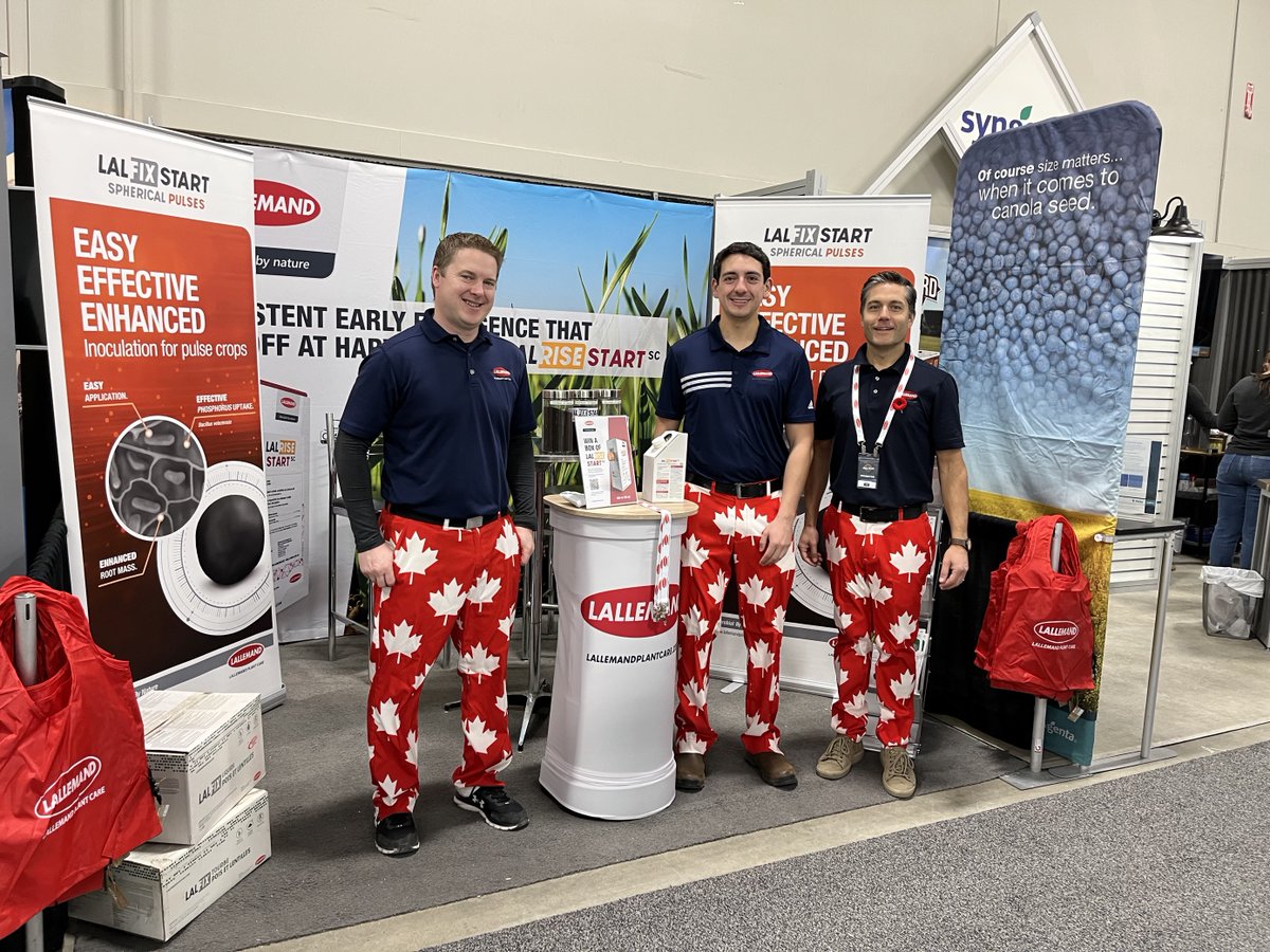 Exciting start to the show @AgriTradeToday ! Come meet Chris, Larsen, and Russell at booth #439 as we introduce the amazing LALRISE START SC! 🚀 #AgriTrade2023 #AgIndustry #Biofertilizer #LalRiseStartSc
