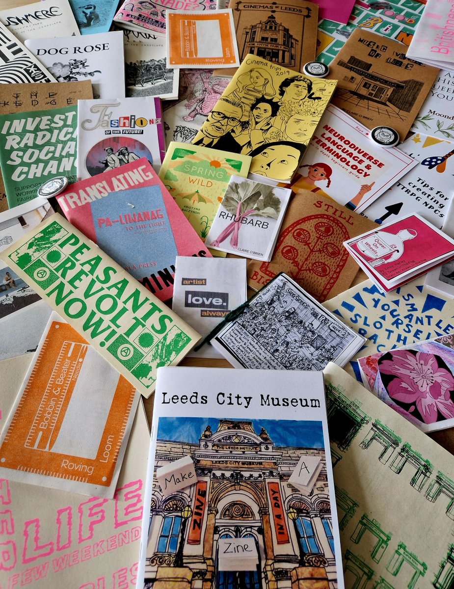 Our #LeedsZineLibrary has had a glow up and is re-launching TONIGHT at Central Library from 5.30pm! Featuring Imaginarium resident DJ Joe Hunter, a Nonsense Narratives poetry workshop with Rachel Powick and lots of materials for making zines, badges or patches. We can't wait!