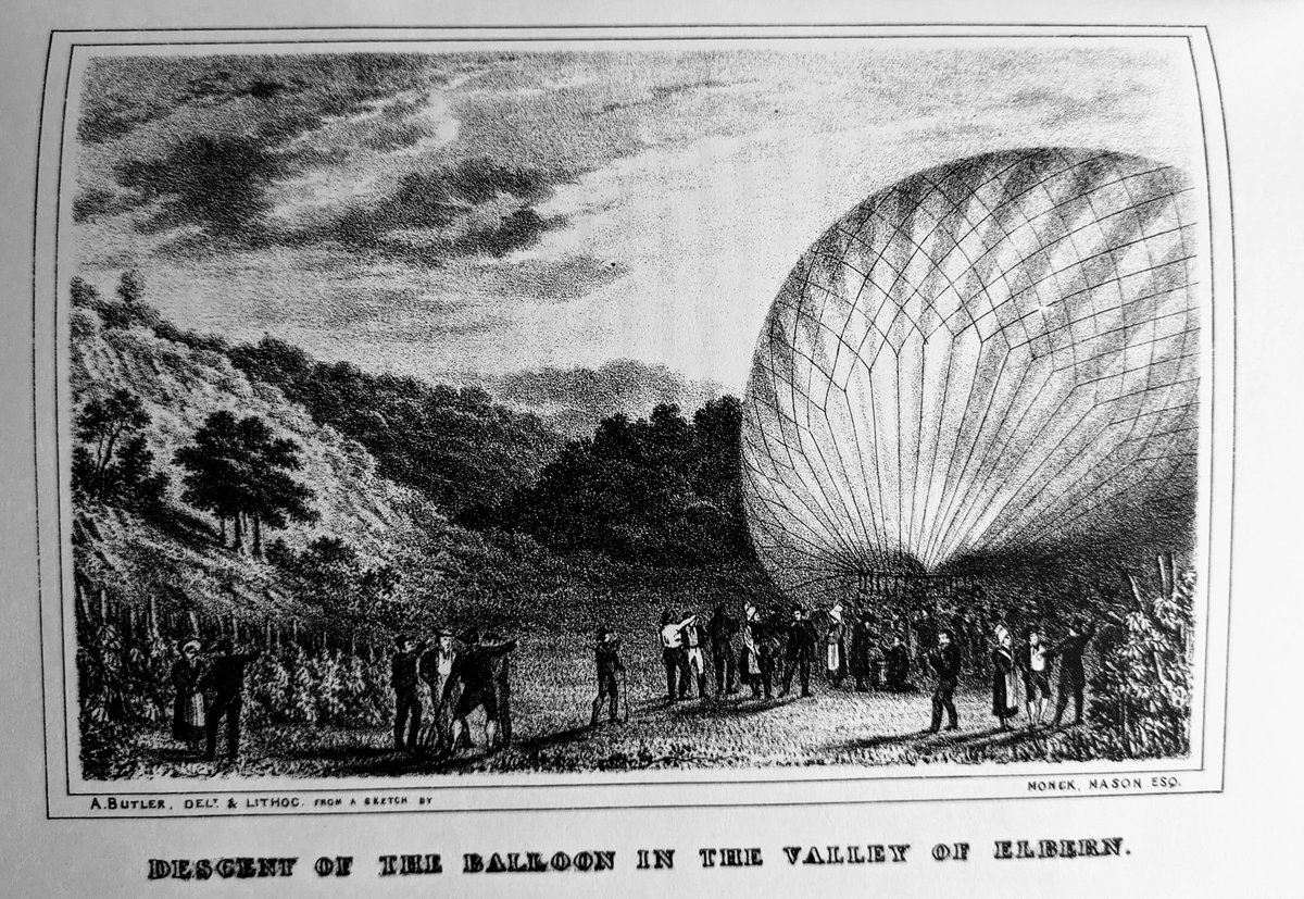 balloon_museum's tweet photo. November 7 1836 saw the start of a memorable balloon flight from London to Weilberg taking 18hours to fly 480 miles. Charles Green ( Captain) , Monk Mason and Robert Holland ascended from Vauxhall at 1am and landed in the history books.
@balloon_museum https://t.co/ovDSTaut6Q