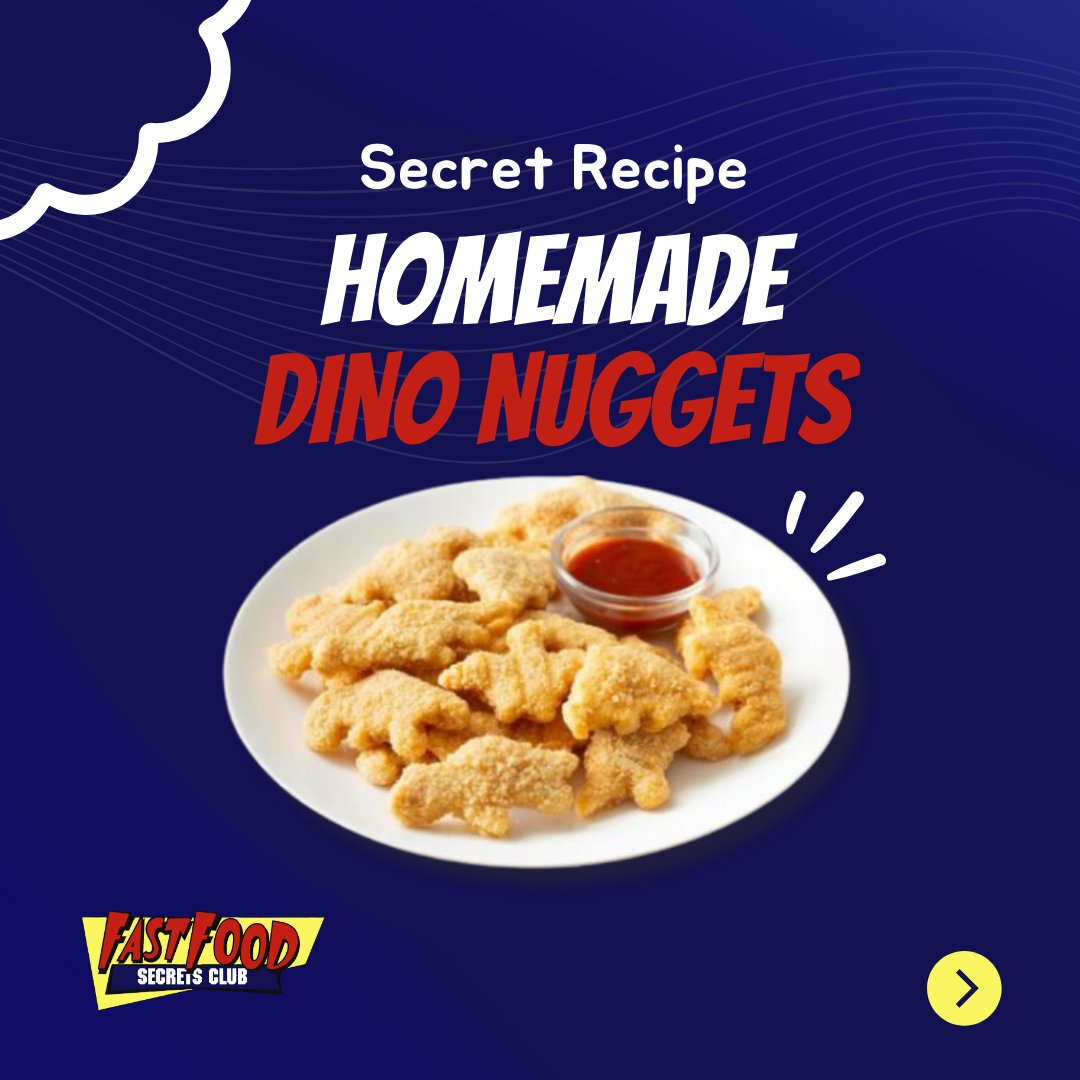 thefastfoodclub's tweet photo. Make tastier & crispier Dino Nuggets at your home! ๐ฆ
๐ Next time you or your kids crave dino chicken #nuggets, you can enjoy a fresh, homemade batch in your kitchen. Savor this safe and delicious alternative to market-bought nuggets!
#fastfoodsecretsclub #fastfoodsecrets https://t.co/Rt68olI9PR