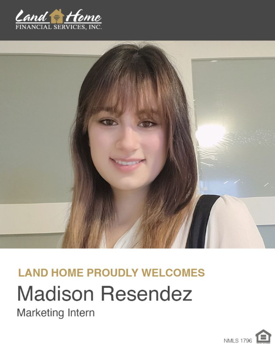 AmyEdwa31296142's tweet image. Let's all give a warm welcome to Madison Resendez, who has joined the Land Home team as Marketing Intern. Welcome, Madison!

#welcome #LHFS #communitylender