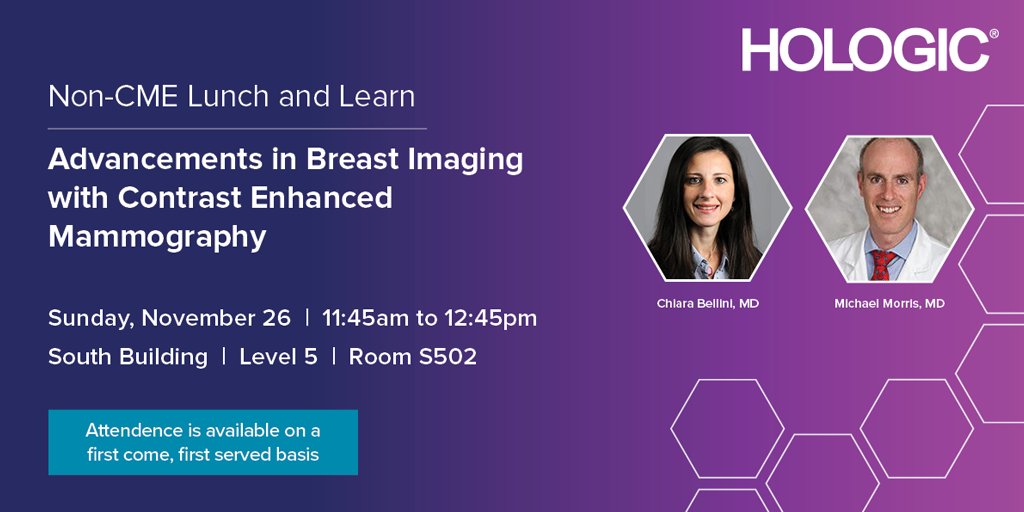 Hologic's tweet image. 📢 The countdown to #RSNA2023 has begun! Don't miss out on our incredible lineup of expert speakers in medical education sessions, discussing groundbreaking technology advancements in women's health. Join us for our exclusive sessions!

#Hologic #BreastHealth #Radiology
