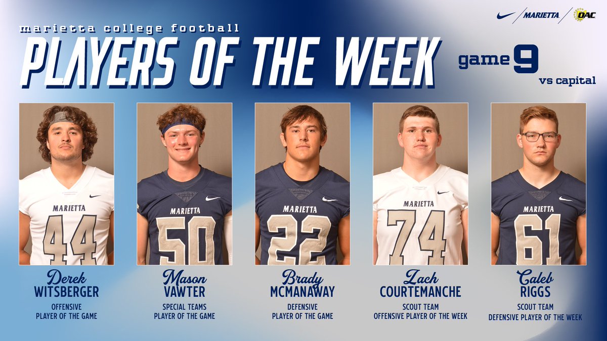 Marietta College Football tweet media