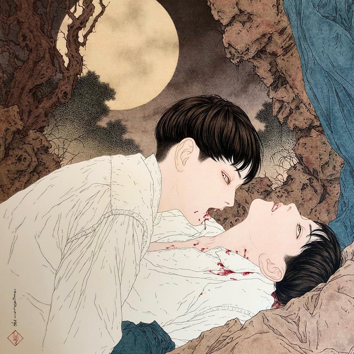 nostalgiaa's tweet photo. vampires by takato yamamoto https://t.co/MLJDeUAZJL