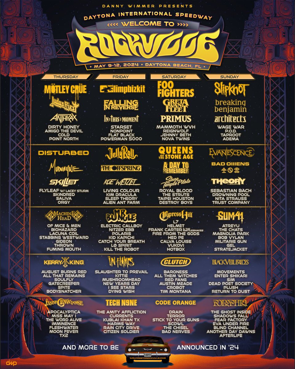 Welcome to Rockville! We’ll see you in May 🌙 

<a href="/RockvilleFest/">Welcome To Rockville</a>