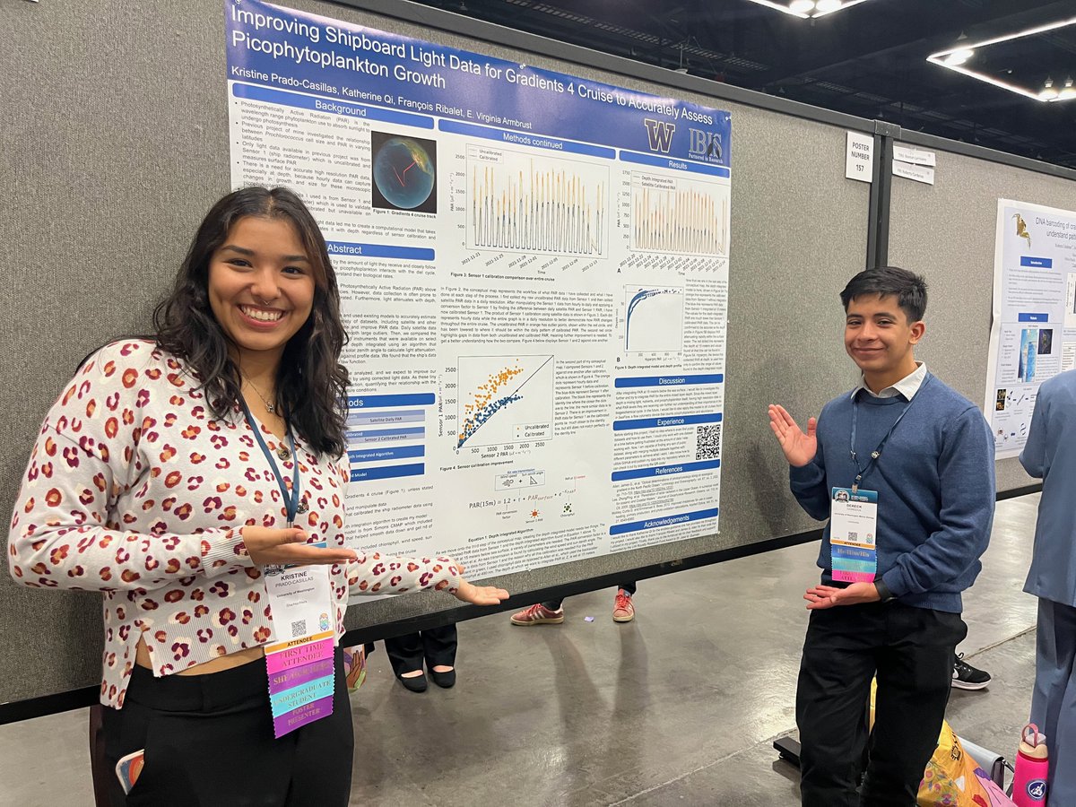 MarineBiologyUW's tweet image. 👏Celebrating diversity in STEM &amp;amp; winning student awards at @SACNAS 2023.

🏅Congrats to @UW #marinebiology graduate Olivia Anderson and @UW_SAFS grad student Nicole Doran.

Find out why the #SACNAS #NDiSTEM event is so important for diversity in #STEM👇
marinebiology.uw.edu/news-stories/2…