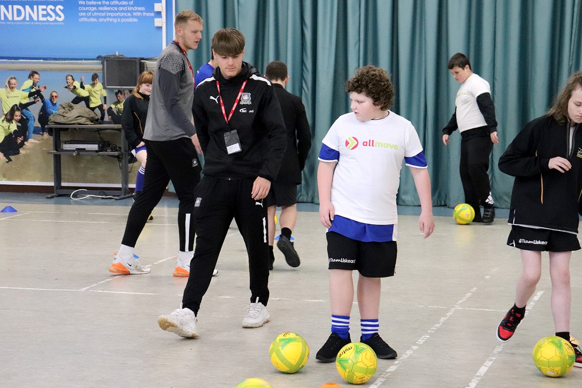 ArgyleTrust's tweet image. 💚EFL Week Of Action - Mencap's All Move Programme
We were joined at @Liskeard_School today by @PAFCAcademy players Caleb Roberts and Kieran Edworthy.

The Trust have been running All Move sessions, in partnership with @mencap_charity, for five years.
This year we are working in…