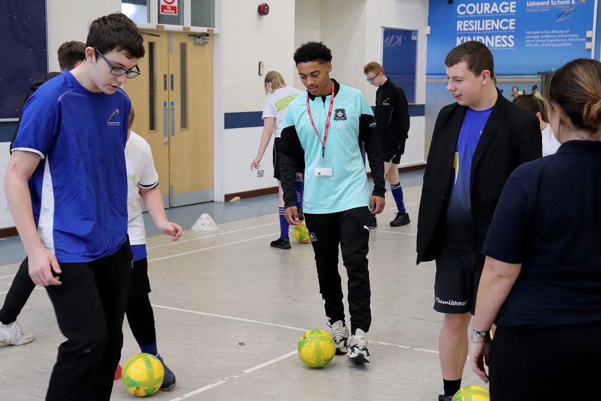 ArgyleTrust's tweet image. 💚EFL Week Of Action - Mencap's All Move Programme
We were joined at @Liskeard_School today by @PAFCAcademy players Caleb Roberts and Kieran Edworthy.

The Trust have been running All Move sessions, in partnership with @mencap_charity, for five years.
This year we are working in…