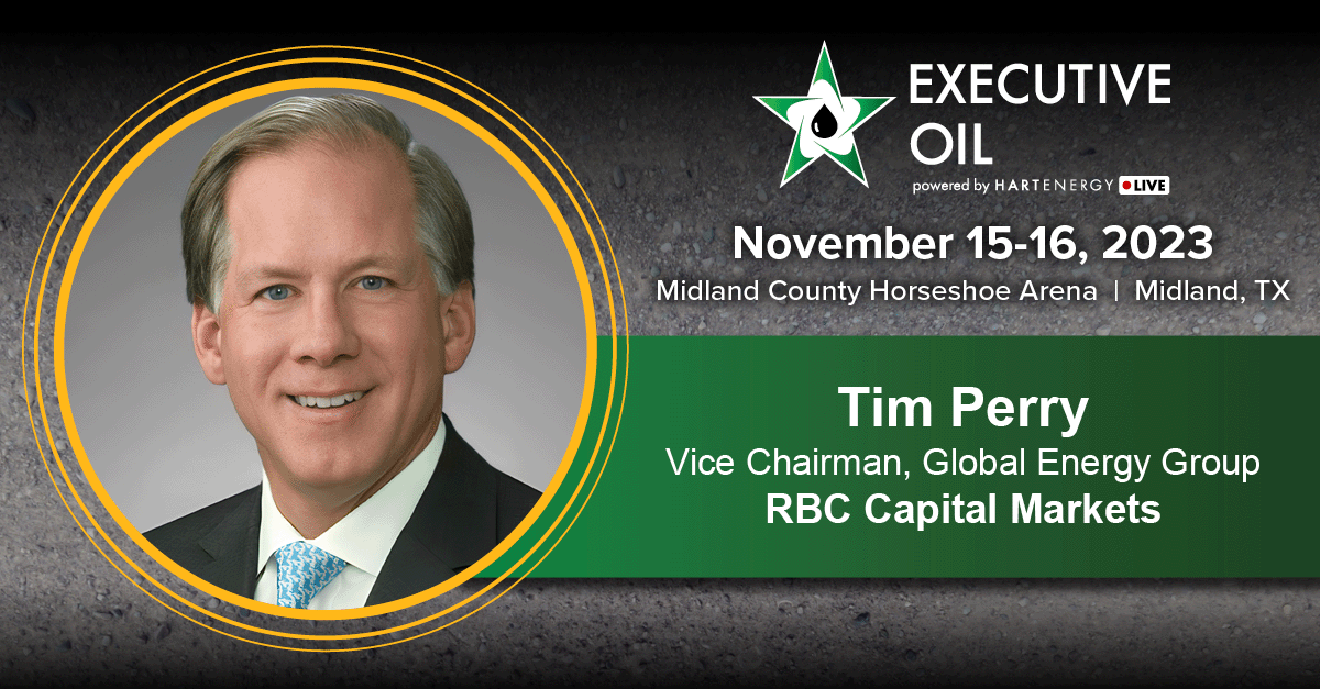 hartenergy's tweet photo. Discover E&P merger insights from Tim Perry, RBC Vice Chairman, at the Executive Oil Conference, Nov 15-16.
Register now: https://t.co/2h9kRPOLKf
#OilandGas #MergersandAcquisitions #EandPConsolidation #ExecutiveOilConference https://t.co/h0o2FNb8wL