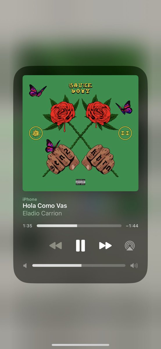 yo: estoy de bajón, voy a ponerme a Eladio para animarme
la canción de que me sale: