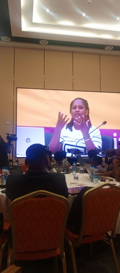 @UNFPARwanda @UNFPA_ESARO thank you for the opportunity to enable @RwandaDeafwomen to represent the women with disabilities from #Rwanda #ICPD30 ' Women with disabilities should be at the fore front to push for the better Africa for all Agenda' @DativaMukashema @dienekeita