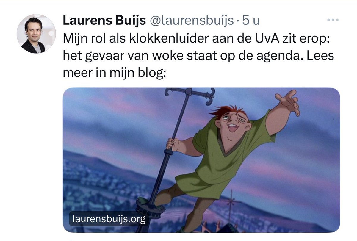 Je wás nooit klokkenluider en je bént geen klokkenluider. Je bent geestelijk instabiel. En niet zo’n klein beetje ook 😳