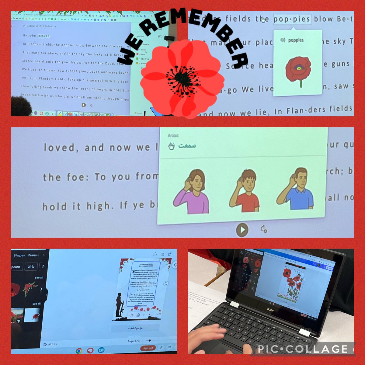 A big thank you to ⁦@HBilder⁩ for showing my ESL students the amazing features of ⁦@canva⁩ and ⁦@MicrosoftFlip⁩! Students had fun exploring, reading and translanguaging today! 🤩⁦@OCSBContEd⁩ ⁦@StPiusXOCSB⁩
