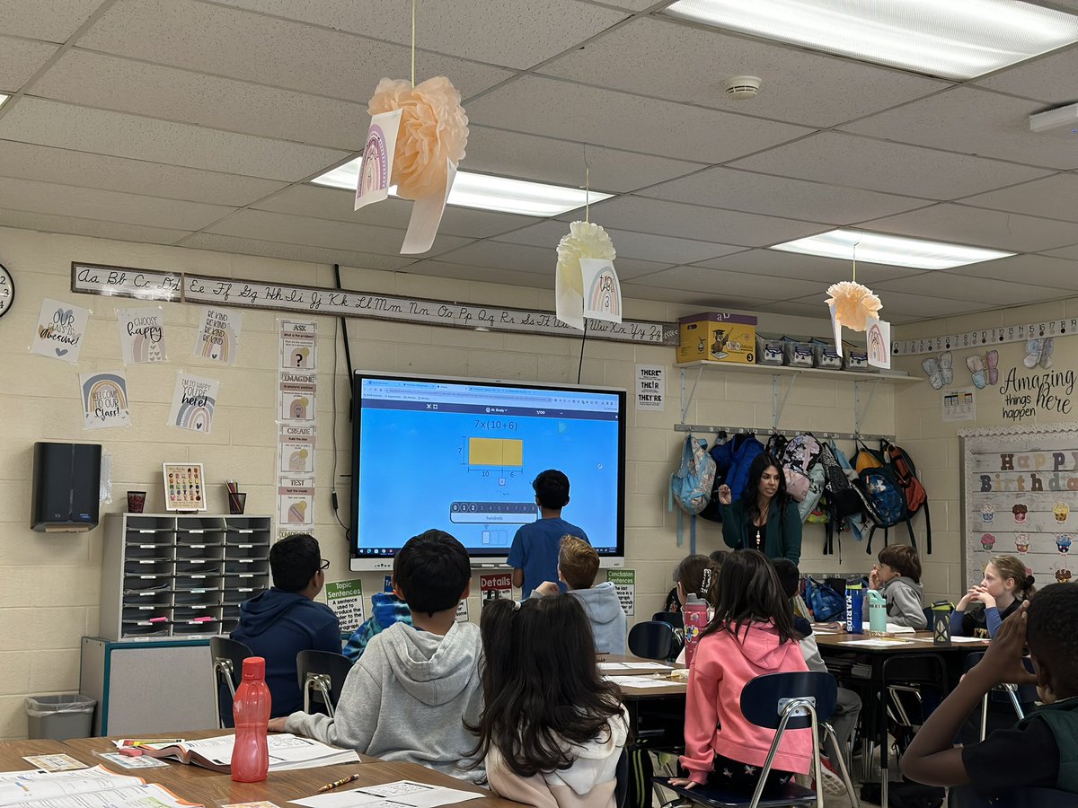Math fun with Mrs. Brady.  #wearebethpage