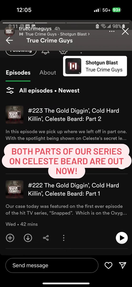 TrueCrimeGuys's tweet image. Check out the conclusion of our 2 part case on the Gold Diggin, husband killin, lie livin lady that is, Celeste Beard!