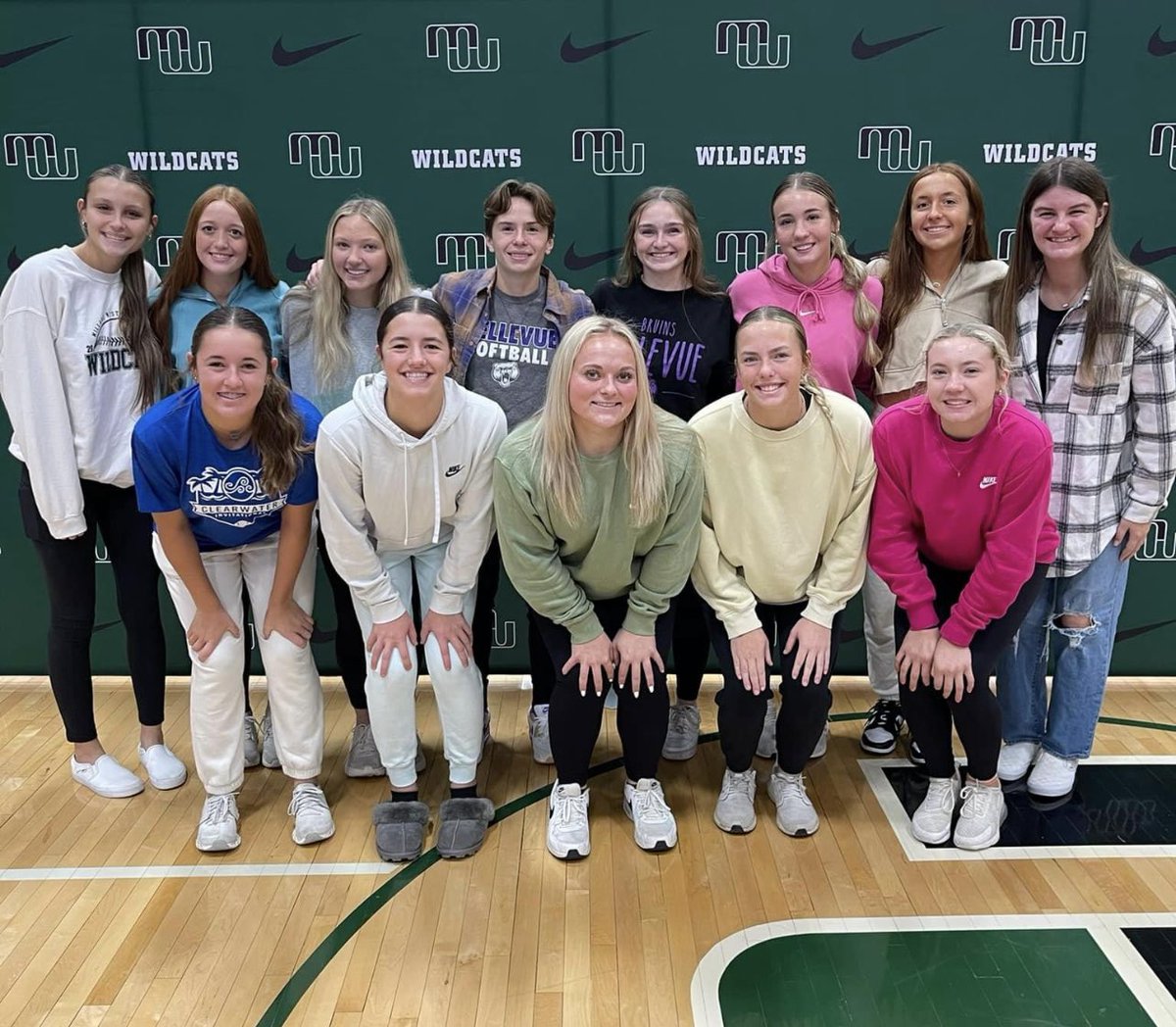 mwestsoftball's tweet photo. National Letter of Intent 2023 - fall signing day! Congratulations to MW Softball, Kaitlyn Fisher! Bellevue University got themselves a GREAT one! Good luck Fish we’re very proud of you! 💚🖤💜 https://t.co/xA8wVtKZTR