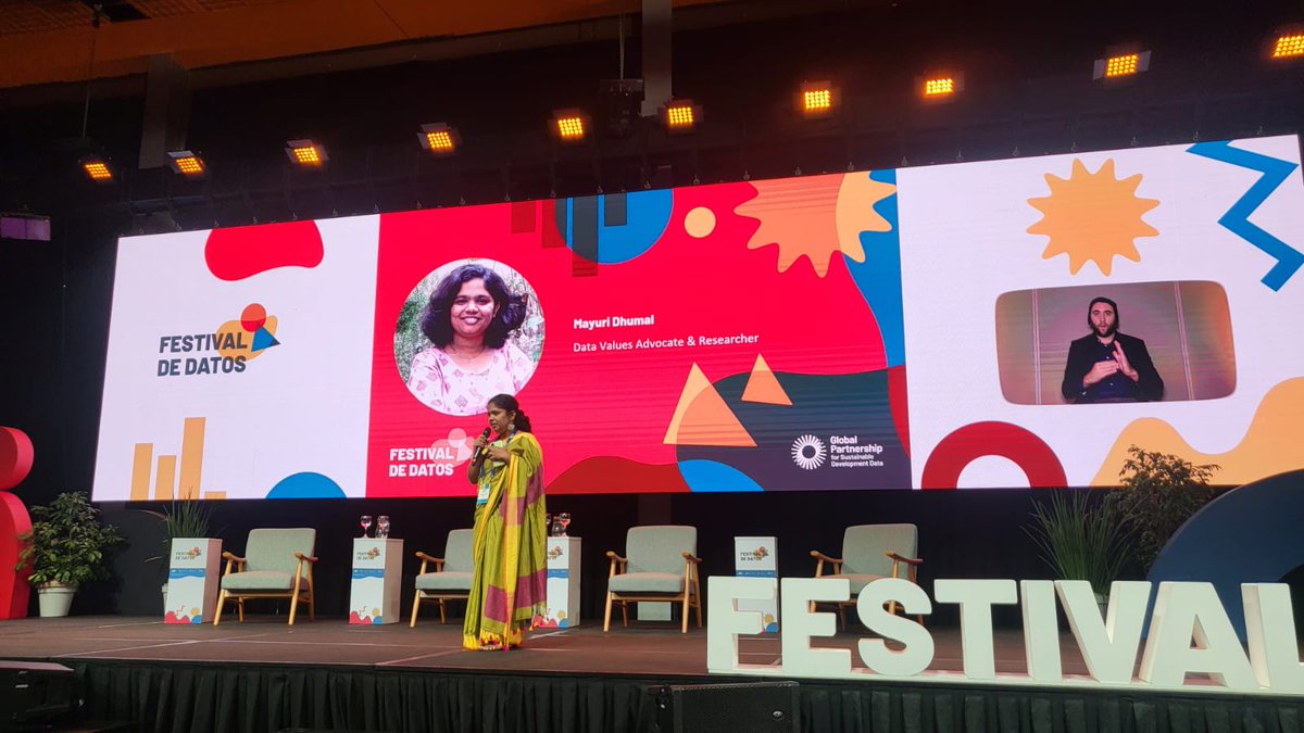 Marathi_Simone's tweet image. It's a pleasure to represent India at #festivaldedatos2023
Spoke about water and women's involvement in SDG data with respect to MH State.
@CMOMaharashtra @Data4SDGs
@UN
@Dev_Fadnavis
#DataValues #data4sdg