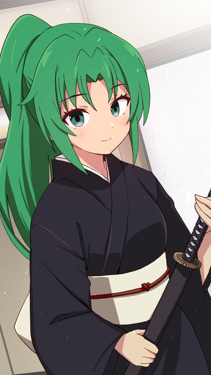 園崎魅音 「少し前に茜さんのお誕生日だったので、おさがり衣装を着た魅音  #ひぐらしのなく頃」|外海良基のイラスト