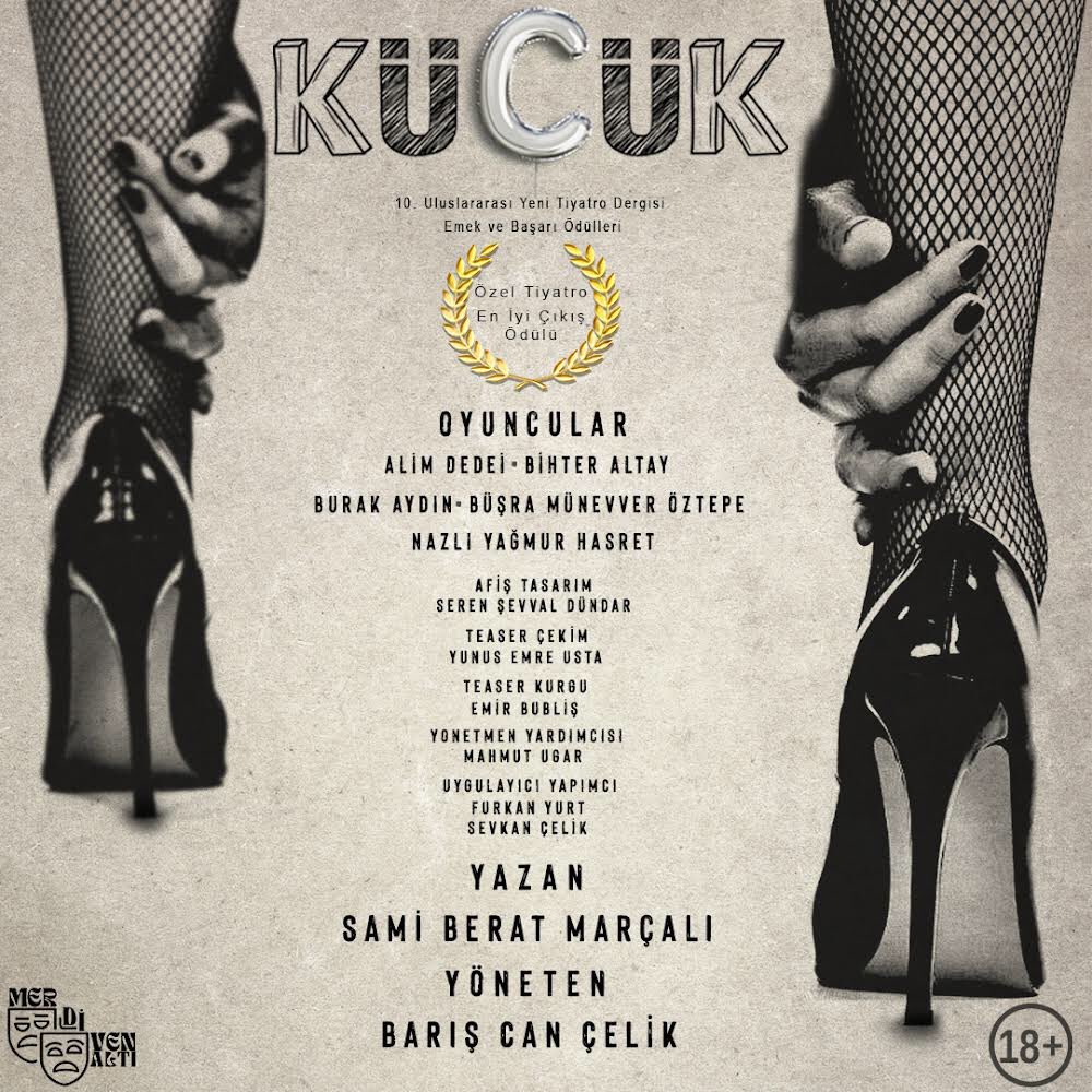 MerdivenAlTiy's tweet photo. 📣📣📣

📌Küçük

🗓18 Kasım Cumartesi 20.30
🗓28 Kasım Cumartesi 20.30
📍Kadıköy Feyk Sahne’de

🎟Biletler @tiyatrolarcomtr ve Feyk Sahne gişesinde.

Online bilet almak için⤵️
https://t.co/H3xuEZIosG

#tiyatro #feyksahne #kadıköy https://t.co/V9keXr2klY