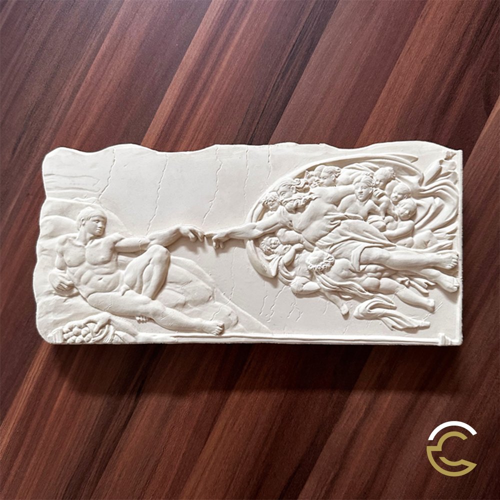 askcarveco's tweet photo. Replicating the work of Da Vinci & Michelangelo is no small task, but these @Sika blocks were the perfect material for the job, & when paired with the precision of Carveco software, the CNC was able to create fantastic results.
https://t.co/Cw8x6o2sae
#sikablock #reliefcarving https://t.co/hD7GNjlTFz