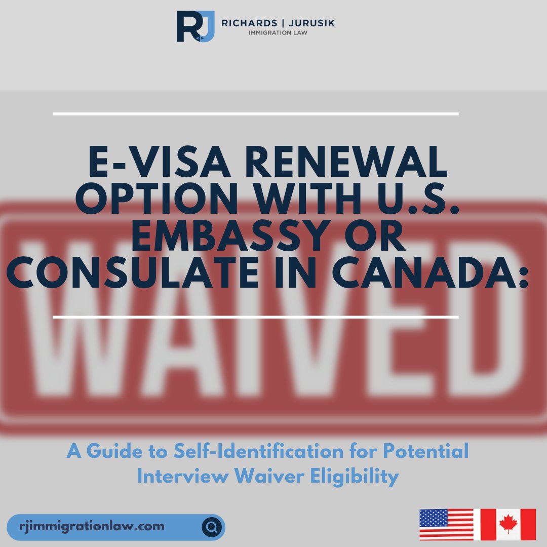 RichardsJurusik's tweet image. The E-visa renewal process can be quite daunting, but there's a way to potentially bypass the interview stage when renewing with the same company.

Learn more about the process: rjimmigrationlaw.com/resources/e-vi…

#Evisaprocess #Evisarenewal #selfidentification #visainterview