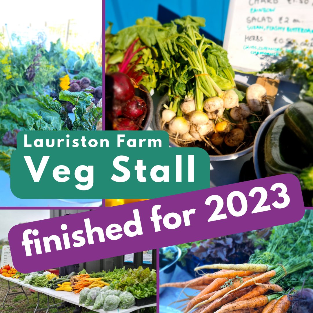 The veg stall is now finished for 2023 - thank you to everyone who came along on Thursday evenings. We loved meeting you & getting the veg straight into your hands. A productive second season in the Market Garden 💚
#NorthEdinburgh #Edinburgh #MarketGarden #UrbanFarm