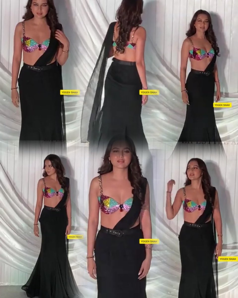 Just looking like a wowwwww in black  <a href="/itsmetejasswi/">Tejasswi Prakash</a> 🔥🖤🥵

#TejasswiPrakash #TejRan #TejRanFam