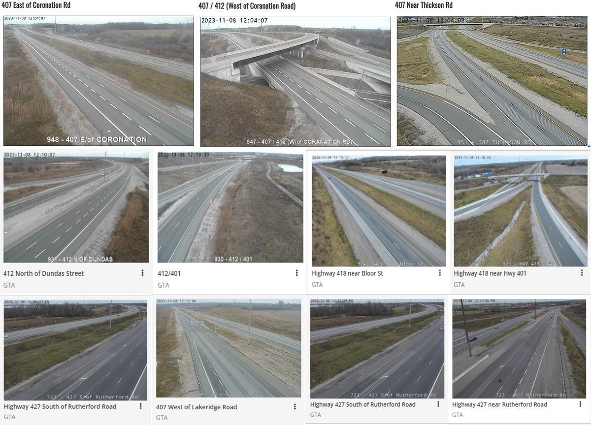 These are empty roads all around the GTA right now.
Next time someone posts a photo of an empty bike lane as "justification" that we don't need them, remember this photo. #BikeTO #BloorBikeLanes #TOpoli