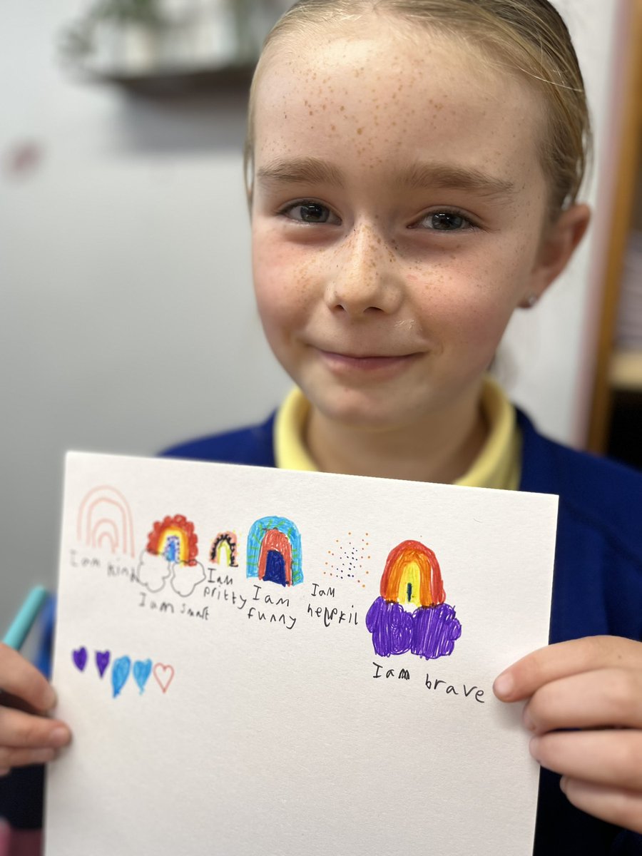 Brilliant club have been creating their own positive affirmation posters. Believe in yourself! You are amazing! <a href="/MiltonPrimary17/">Milton Primary</a>  <a href="/beingbrilliant/">Dr Andy Cope</a>