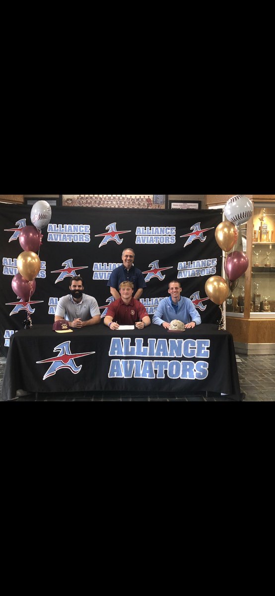 Super exited to live out my childhood dreams today as I signed my NLI to <a href="/WalshUBaseball/">Walsh U Baseball</a>!! #SwordsUp⚔️