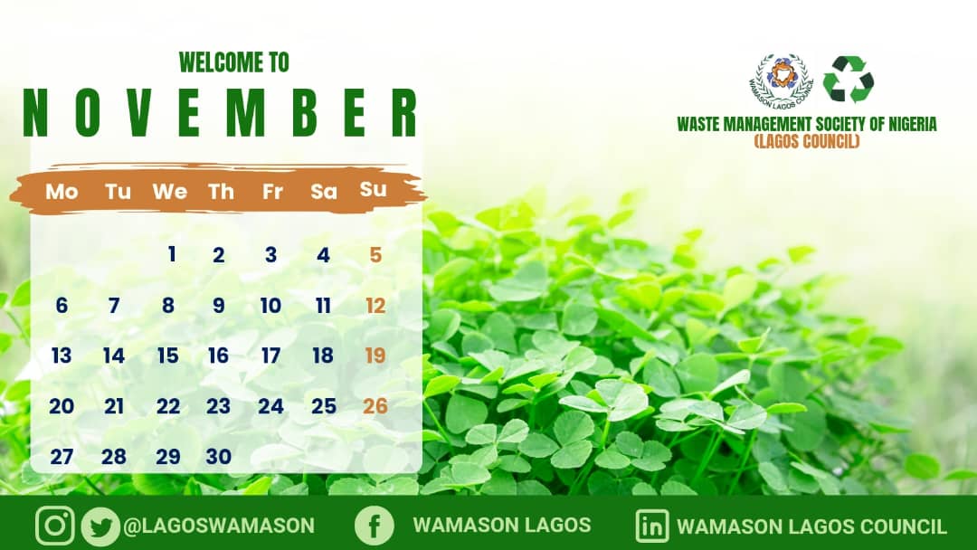 lagoswamason's tweet image. This November promises to be very green 🍏. ♻️.

With 💕 from all of us at WAMASON Lagos Council.

#november2023 #novembergoals #wastemanagementsolutions #wamasonlagos #council