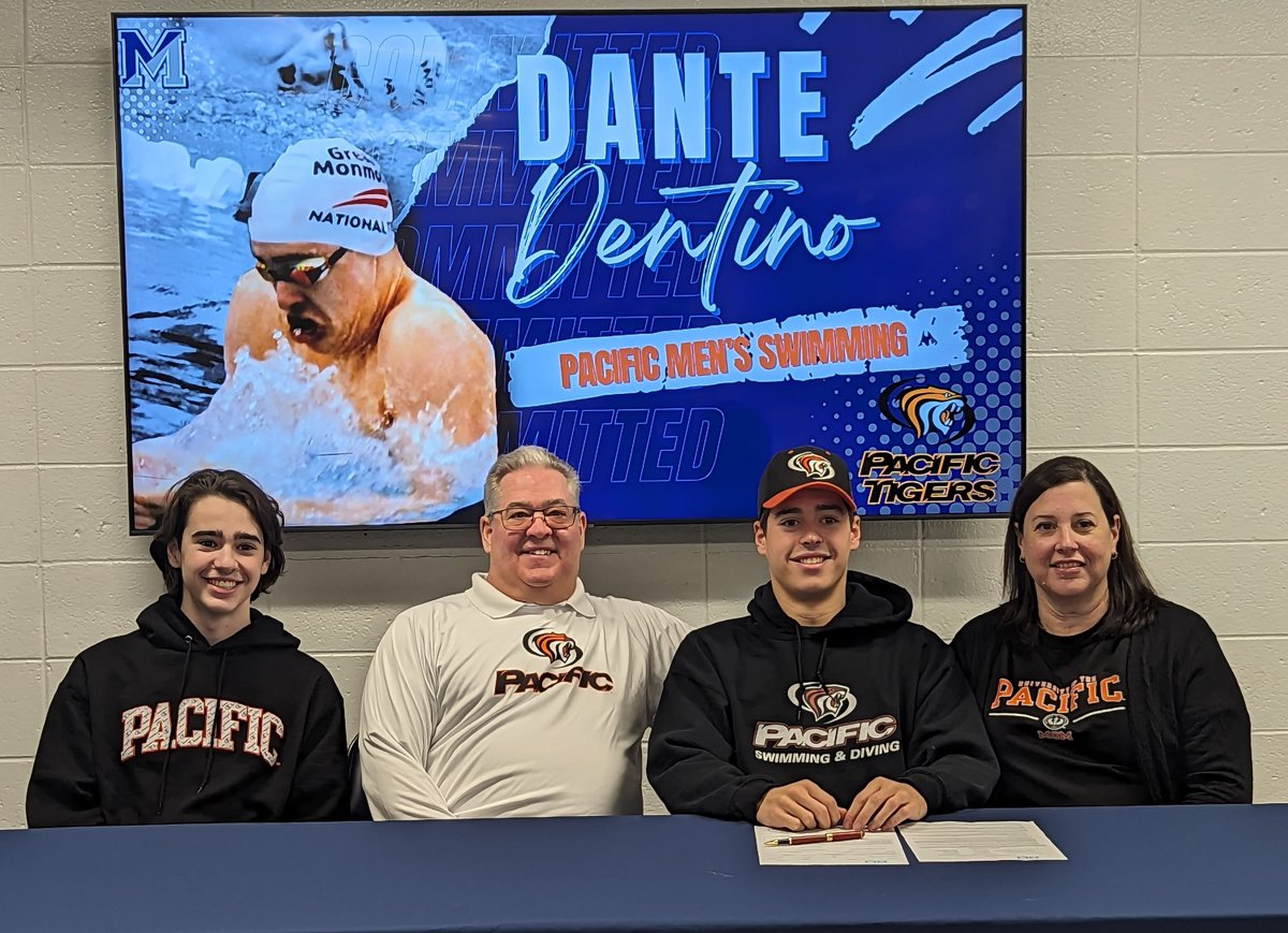 SquanSwimming's tweet photo. Congratulations @DanteDentino on committing to swim for @uopswimanddive - University of the Pacific . Can't wait to see you in the water for Manasquan this season. #hesfast https://t.co/7wlbGlKZfz