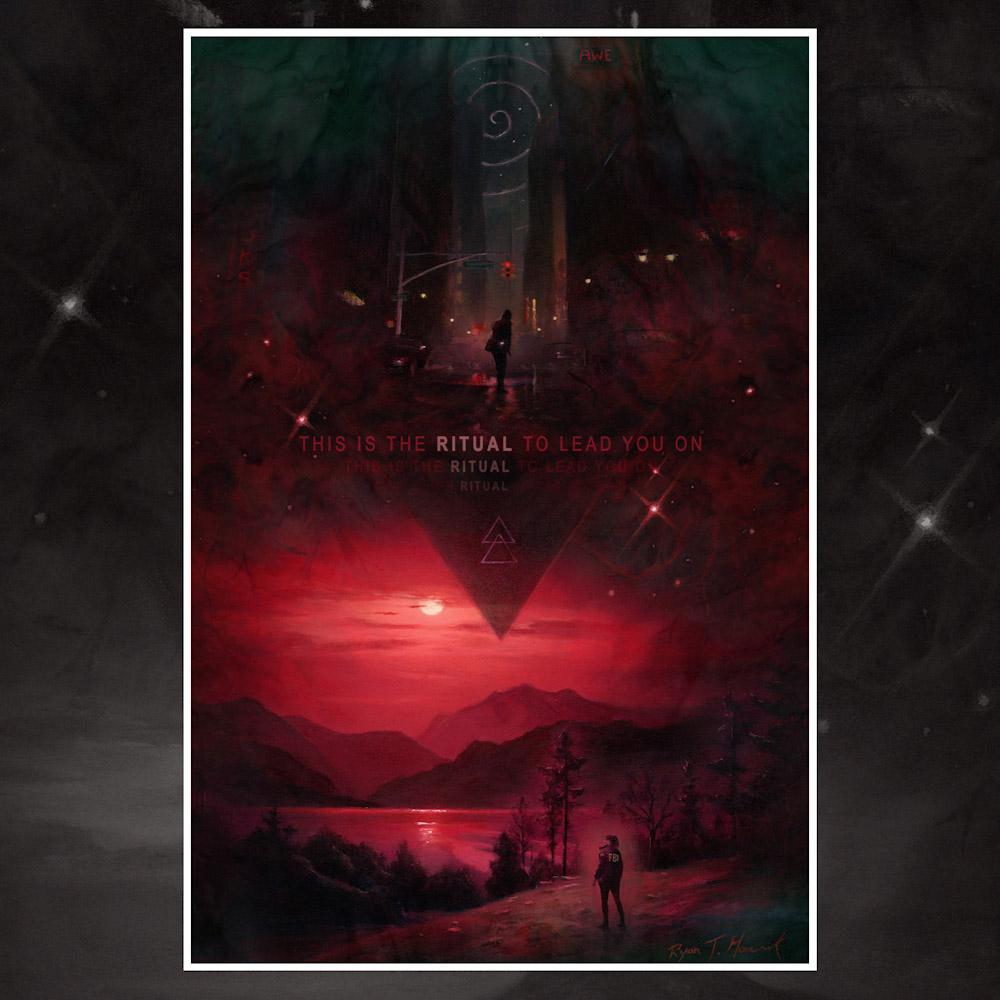 Ryan_T_Hancock's tweet photo. 'The Spiral'
After finishing Alan Wake 2 I felt inspired to create a painting! 

This game incorperates so many different artistic mediums beautifully. The art, music, writing is all so good.🧡 

Thanks for inspiring me @remedygames @SamLakeRMD 
#alanwake #alanwake2 https://t.co/2bkqdpQMLk