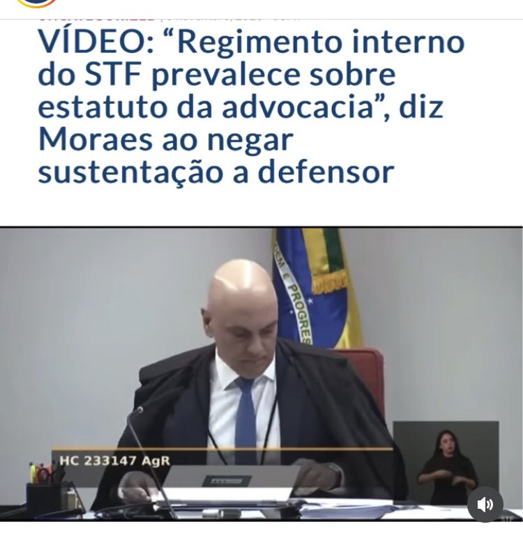 censoni's tweet photo. ABSURDO ATRÁS DE ABSURDO!!!COMO DIABOS UM REGIMENTO INTERNO TEM MAIS FORÇA QUE LEI? E AINDA HÁ QUEM ENDEUSE ESSE MINISTRO… https://t.co/TT4JVKplW2