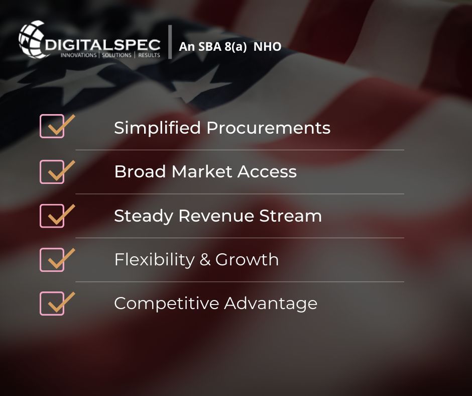 DIGITALSPEC_LLC's tweet photo. 🚀 Unlock your small business's potential with GSA Schedule Contracts! 🌟

🔹 Simplified Procurement
🔹 Broad Market Access
🔹 Competitive Advantage
🔹 Steady Revenue Stream
🔹 Flexibility &amp; Growth

Our experts can guide you. Don't miss out on this game-changer! 🌐📊 

#Govcon https://t.co/EjQ66GmzCM