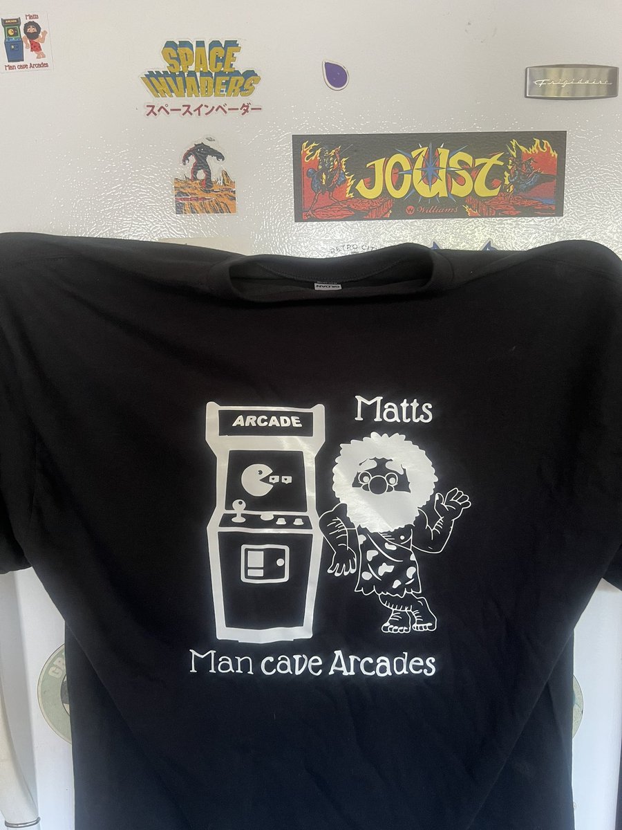 mattsmancavear1's tweet photo. Shirts. Shirts. Shirts. Arcade shirts. 😎 #shirts #ARCADE https://t.co/5aNZ4g7LEb