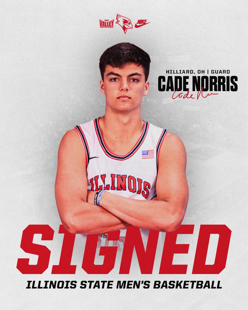 Cade Norris
🏡 Hilliard, OH
💪 6-4 Guard 
🏀 Hilliard Bradley HS / Midwest Basketball Club 
🗣️ Coach’s Words: “He is a do-everything type of player. Physical and versatile guard who values winning at the highest level.” 

#Redbirds24