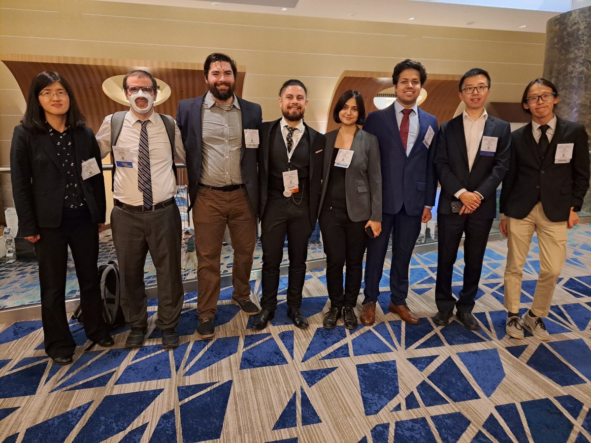 Chang Lab (@changlab_nd) on Twitter photo Chang group and alum at 2023 AIChE mtg (without the advisor) <a href="/TaimeToFly/">石浩然 Tiger Shi</a> <a href="/pan_zehao_phd/">Zehao Pan, PhD</a> <a href="/sonu2ND/">Sonu Kumar</a> <a href="/Himanii_Sharmaa/">Himani Sharma</a> <a href="/DanielMPRD/">Daniel Montes Pinzón</a>
#AIChE2023
#AIChEAnnual Chang group and alum at 2023 AIChE mtg (without the advisor) <a href="/TaimeToFly/">石浩然 Tiger Shi</a> <a href="/pan_zehao_phd/">Zehao Pan, PhD</a> <a href="/sonu2ND/">Sonu Kumar</a> <a href="/Himanii_Sharmaa/">Himani Sharma</a> <a href="/DanielMPRD/">Daniel Montes Pinzón</a>
#AIChE2023
#AIChEAnnual