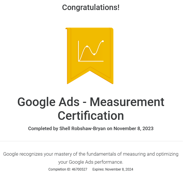 SurefireShell's tweet photo. It's that time again!

To be fair, it does my head in a bit but annual certification does keep me on top of things. One down, a whole heap more to go. Pass me the coffee.

#google #googlecertification https://t.co/PvhPaUYc8Q