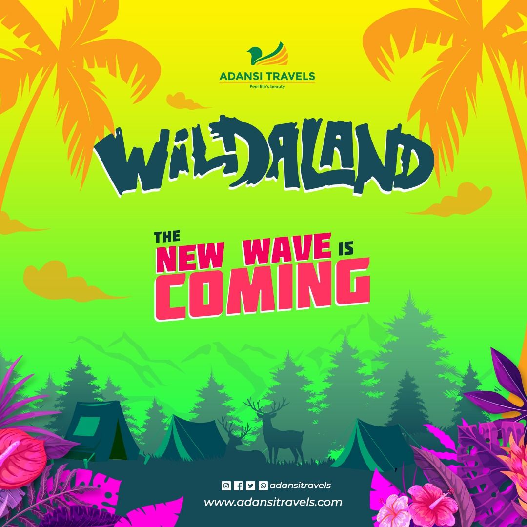 The New Wave Is Coming with @WildalandFest !

@ghanatourismGTA
#wildaland #Wildalandfestival2023 #Travel #Tourism #Music #Camping #Wildlife #Nature #DecemberInGhana #adansitravels #traveling #promoteghana #ghana🇬🇭 #madeinghana #visitghana #ghanatourism #travelagency #ghanafoods